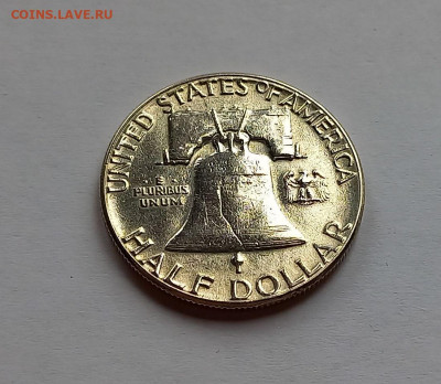 США 50 центов 1951. Франклин, серебро - 12