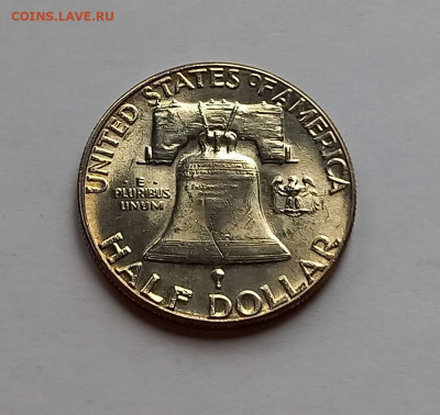 США 50 центов 1963. Франклин, серебро - 12