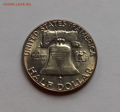 США 50 центов 1963. Франклин, серебро - 10