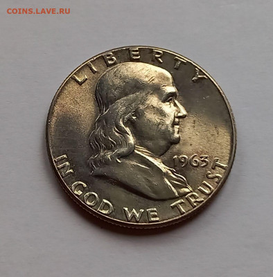 США 50 центов 1963. Франклин, серебро - 1