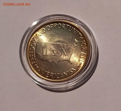 США 50 центов 1952 P UNC . Дж. Карвер и Букер Вашингтон - 8