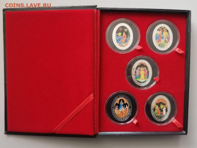 20руб 2009 Беларусь - Сказки Пушкина(5шт), серебро, до 13.06 - Я Пушкин сказки 5шт-1