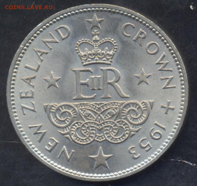 Новая Зеландия крона 1953 г.  11.06.2022 г. 22 -00 МСК. - Крона