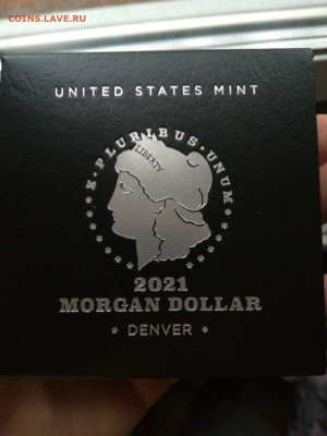 США 1 доллар 2021 Morgan dollar  "Столетие моргана - photo_2022-06-09_21-48-29