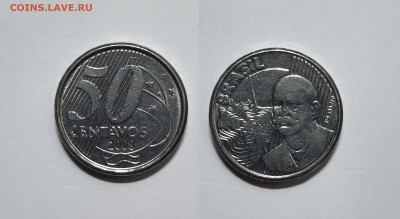 Бразилия 50 сентаво 2008 года -15.06 - IMG_20220610_192947