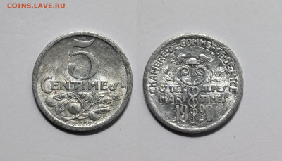 Ницца 5 сантимов 1920 года -15.06 - IMG_20220610_193415