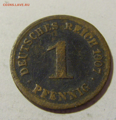 1 пфенниг 1907 Германия №1 17.06.2022 22:00 МСК - CIMG0055.JPG