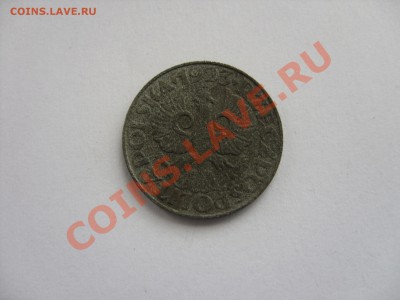 Иностранные монеты 1850-1940 годов (пополн. тема) - 20 грошей Польша 1939 цинк - 2