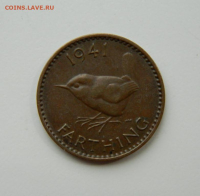Великобритания 1 фартинг 1941 г. (Фауна)  до 16.06.22 - DSCN6725.JPG