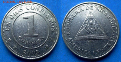 Никарагуа - 1 кордоба 2002 года до 18.06 - Никарагуа 1 кордоба, 2002