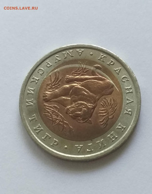 10 рублей Амурский тигр - брак ? - 20220612_123345