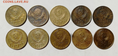 5 копеек 1940 г. - 10 шт. до 19.06.2022 - 5 к 40 (2)
