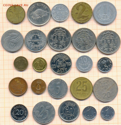 монеты разные 10 от 5 руб. фикс цена - лист 10 001