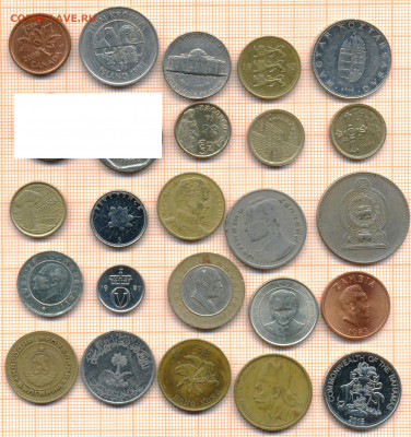 монеты разные 11 от 5 руб. фикс цена - лист 11а 001