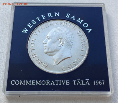 Крона Шайба Самоа и Сисифо 1 Тала 1967 Западное Самоа - IMG_8961.JPG