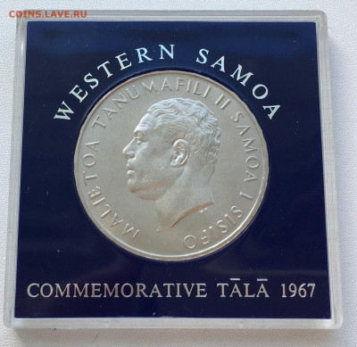 Крона Шайба Самоа и Сисифо 1 Тала 1967 Западное Самоа - IMG_8960.JPG