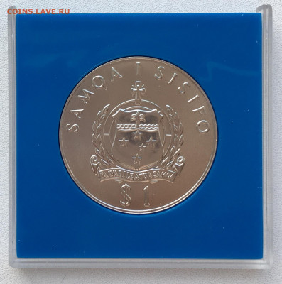 Крона Шайба Самоа 1 Тала 1982 Игры Содружества метание Копья - IMG_8940.JPG