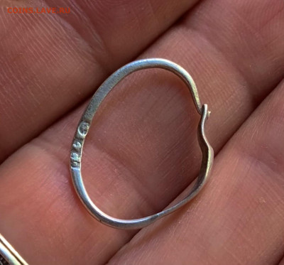 Серьга серебряная? Древняя или Советы? Определение. - 216744FF-3823-42EE-8B88-4ADB3C99BAEE