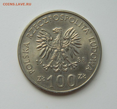 Польша 100 злотых 1988 г. (Юбилейная) до 20.06.22 - DSCN6413.JPG