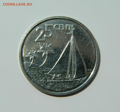 Багамские острова 25 центов 2015 г. (Парусник) до 20.06. - DSCN9925.JPG