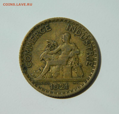 Франция 1 франк 1921 г. до 21.06.22 - DSCN0005.JPG