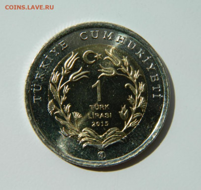 Турция 1 лира 2015 г.(Юбилейная) Коза Ангора до 21.06.22 - DSCN0031.JPG