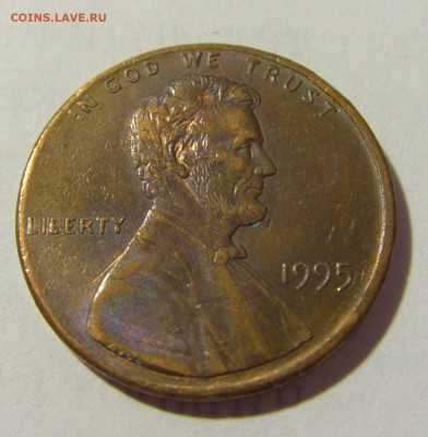 1 цент 1995 США №1 21.06.2022 22:00 МСК - CIMG0624.JPG