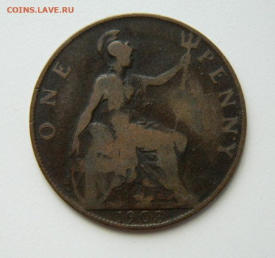 Великобритания 1 фартинг 1903 г. до 21.06.22 - DSCN6349.JPG