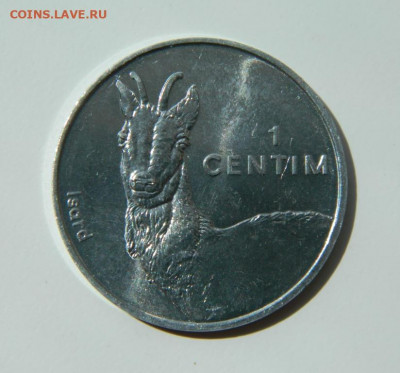 Андорра 1 сантим 2002 г. (Юбилейная) Фауна до 21.06.22 - DSCN0016.JPG