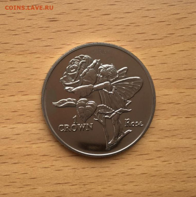 Крона Шайба Остров Мэн 1 крона 1996 Цветочные феи Роза флора - krona_shajba_ostrov_men_1_krona_1996_cvetochnye_fei_roza_flora (2)
