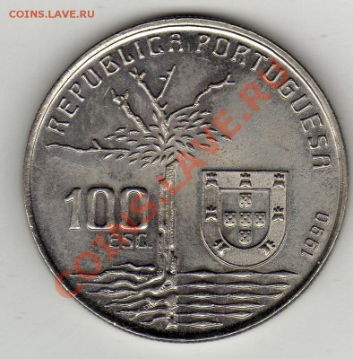 ПОРТУГАЛИЯ 100 ЭСКУДО 1990 БРАНКУ ДО 28.11.11 В 22Ч (835) - img621