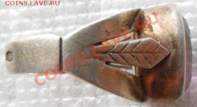 серебряный перстень с позолотой и камнём - SAM_2302.JPG