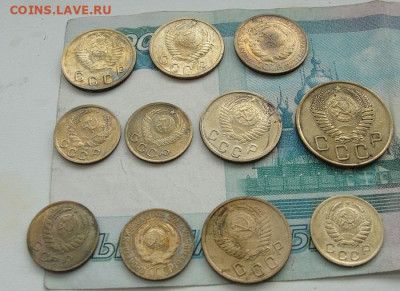 дореформенная бронза, несколько монет - 11