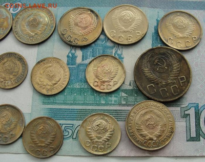 дореформенная бронза, несколько монет - 6