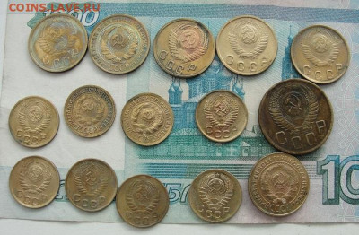 дореформенная бронза, несколько монет - 4