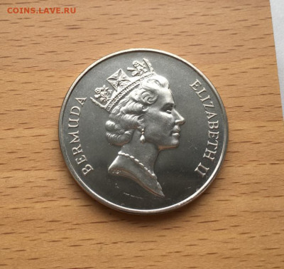 Крона Шайба Бермуды 1$ доллар 1986 Черепаха фауна животные - krona_shajba_bermudy_1_dollar_1986_cherepakha_fauna_zhivotnye (1)