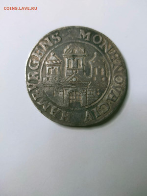 Германия. Гамбург. 1 талер - 32 шиллинга 1585 года. - dbe50203-7ca1-416e-ba33-1e1323fdcd80