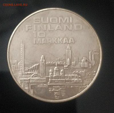 Финляндия. 10 марок. 1971г. ЧЕ по легкой атлетике. Серебро - IMG_20220618_145537