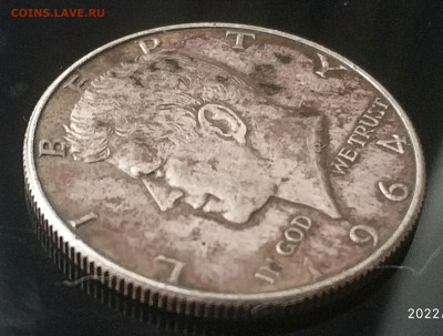 США. 50 центов. 1964 Серебро. Без монетного двора - IMG_20220618_145612