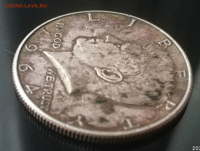 США. 50 центов. 1964 Серебро. Без монетного двора - IMG_20220618_145646