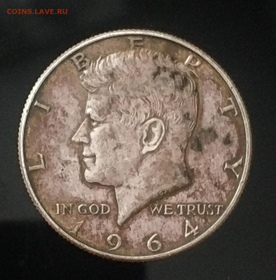 США. 50 центов. 1964 Серебро. Без монетного двора - IMG_20220618_145901