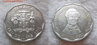 Ямайка 10 долларов, 2012 до 24 июня 22-00 мск - ЯМАЙКА 10 долларов 2012 20191225_1217