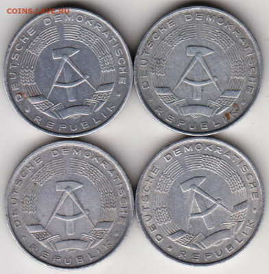 ГДР 10 пфеннигов 1967, 1968, 1971 г. до 25.06.22 г. в 23.00 - 011