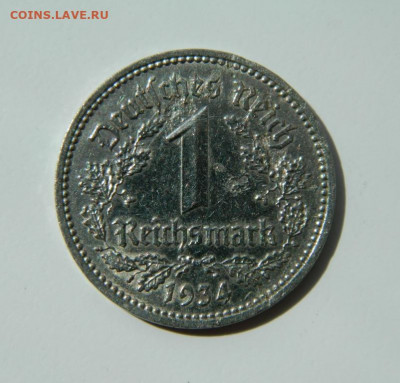 Германия 1 рейхсмарка 1934 г. "А" до 23.06.22 - DSCN9997.JPG