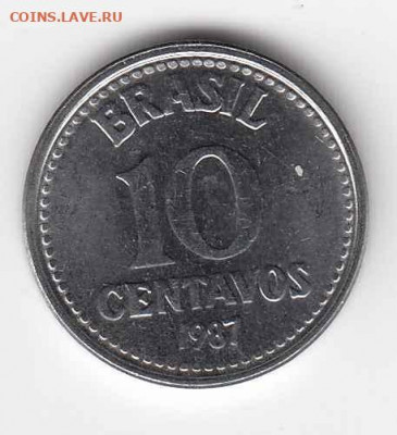 Бразилия, 3 монеты 1901-2006 до 22.06.22, 23:00 - #И-1131