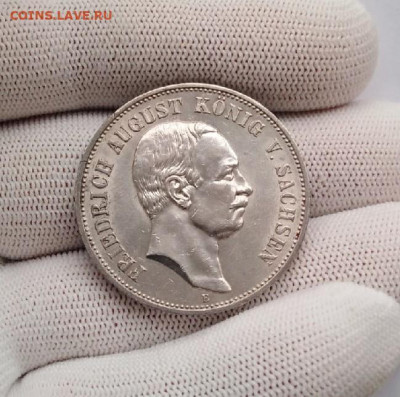 Саксония 5 марок 1914г ,до 25.06.2022г в 22.00 мск - 5