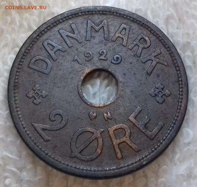 Дания 2 эре 1929 до 26 июня 22-00 мск - Дания 2 эре 1929 20220620_161734