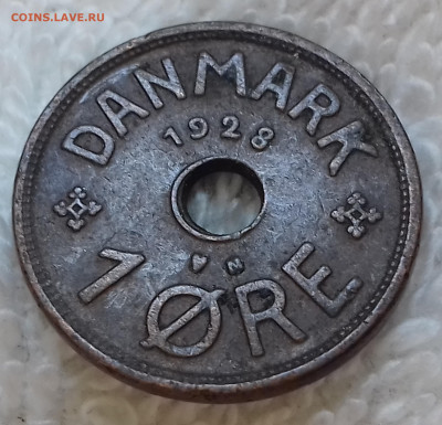 Дания 1 эре 1928 до 26 июня 22-00 мск - Дания 1 эре 1928 20220620_142129