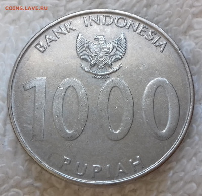 Индонезия 1000 рупий 2010 до 26 июня 22-00 мск - Индонезия 1000 рупий 2010 20220620_142235