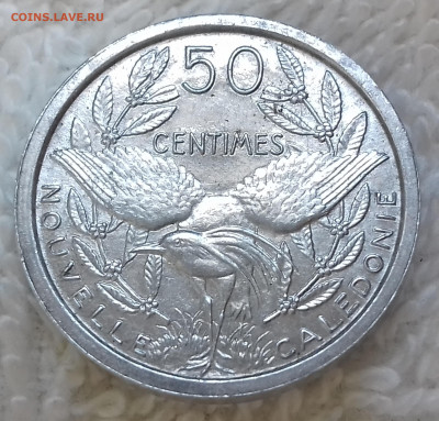 Новая Каледония 50 сентимо 1949 до 26 июня 22-00 мск - Новая Каледония 50 сентимо 1949 20220620_143333